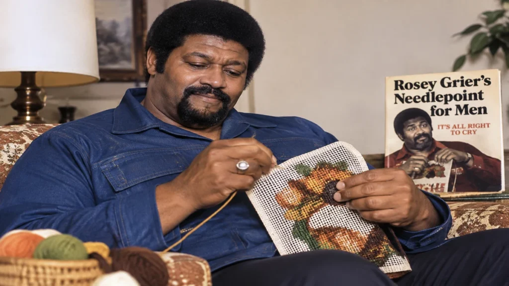 Why Was Rosey Grier Famous For Needlepoint