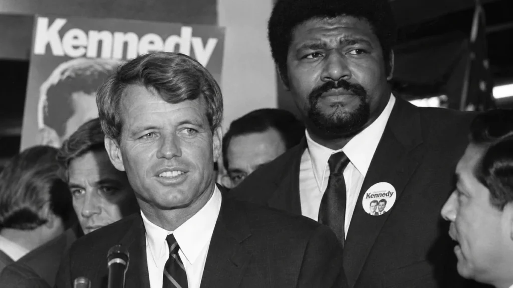 Rosey Grier And Robert F. Kennedy